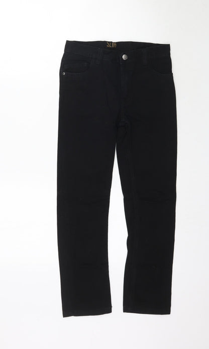 Denim Co. Girls Black  Denim Straight Jeans Size 10-11 Years