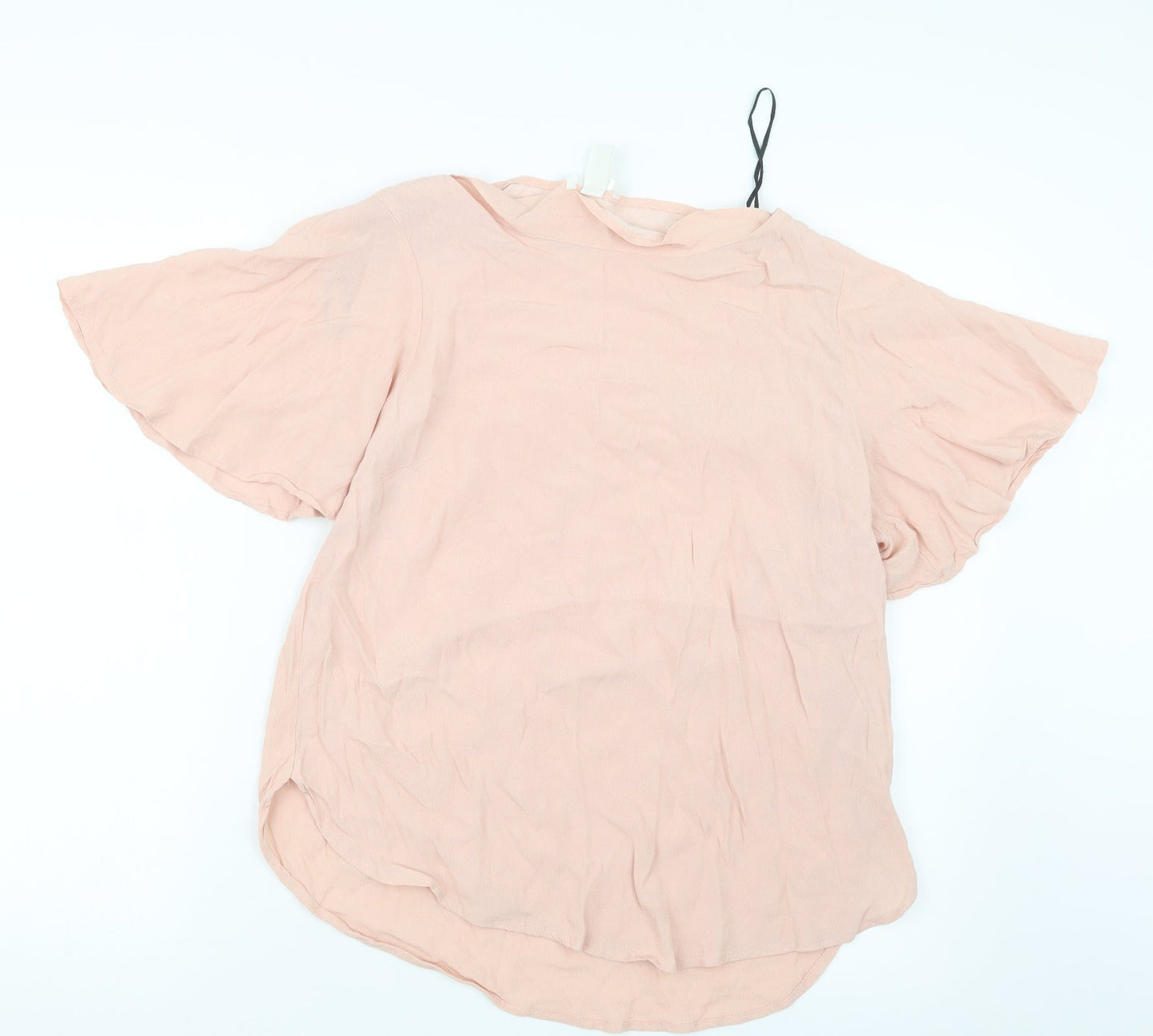 Womens UK Size 10 H&M Pink Basic Blouse