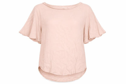 Womens UK Size 10 H&M Pink Basic Blouse