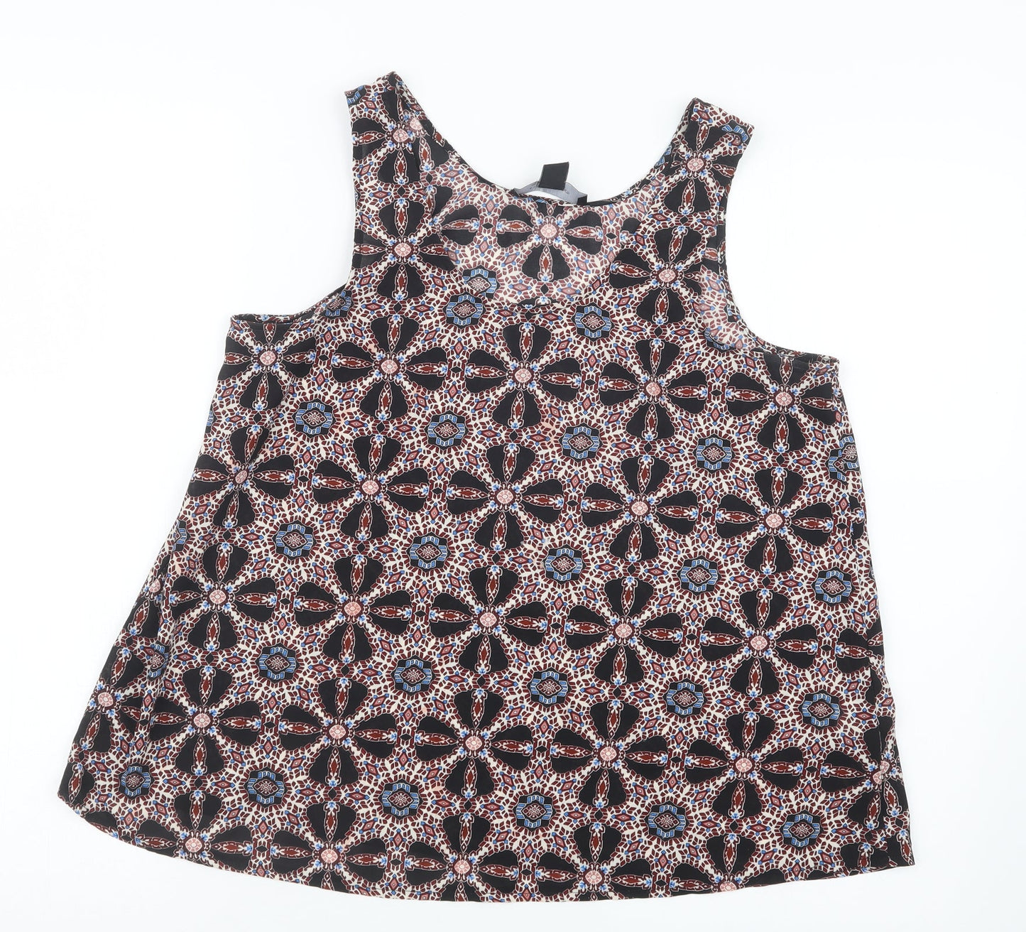Womens UK Size 10 Atmosphere Black Basic Blouse