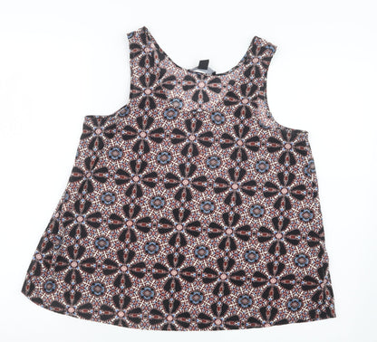 Womens UK Size 10 Atmosphere Black Basic Blouse