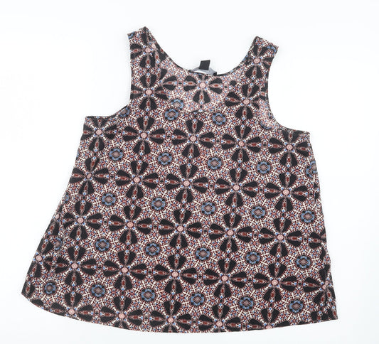 Womens UK Size 10 Atmosphere Black Basic Blouse