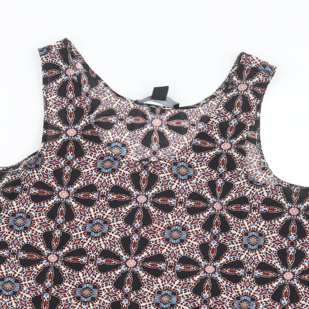 Womens UK Size 10 Atmosphere Black Basic Blouse