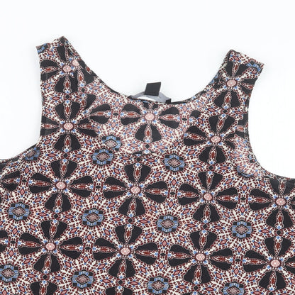 Womens UK Size 10 Atmosphere Black Basic Blouse