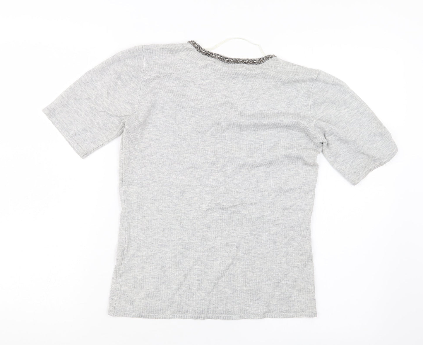 Womens UK Size S Your Sixth Sense Grey Pullover Jumper