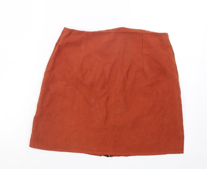 Atmosphere Womens Orange   Straight & Pencil Skirt Size 12