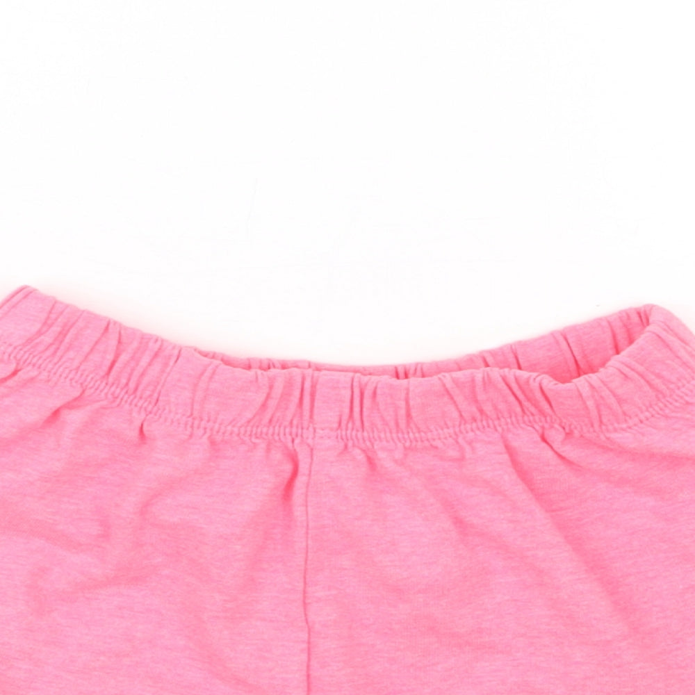 NEXT Girls Pink   Cropped Trousers Size 12-18 Months