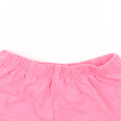 NEXT Girls Pink   Cropped Trousers Size 12-18 Months