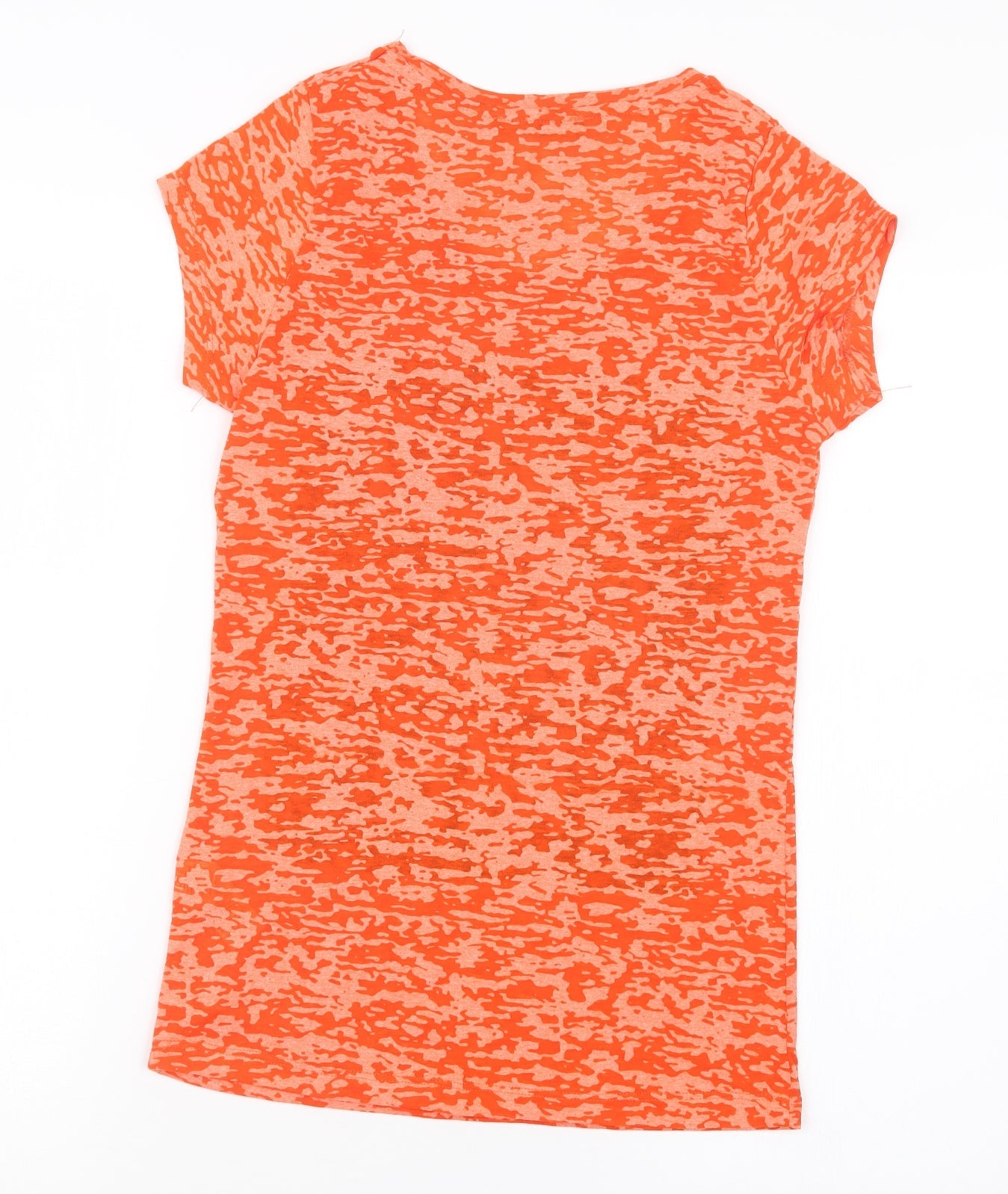 Womens UK Size 6 Atmosphere Orange Basic T-Shirt