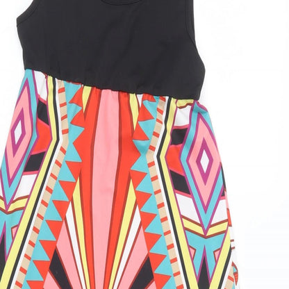 Mayah Kay Womens Black   T-Shirt Dress  Size 6