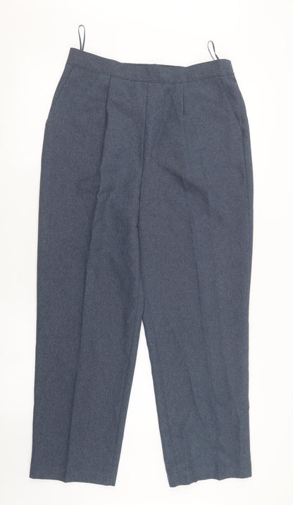 Bonmarché Womens Blue   Trousers  Size 14 L27 in
