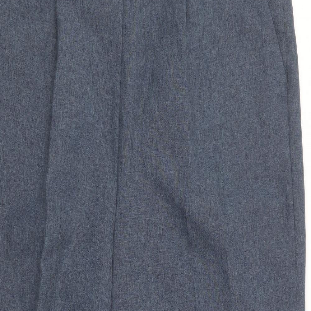 Bonmarché Womens Blue   Trousers  Size 14 L27 in