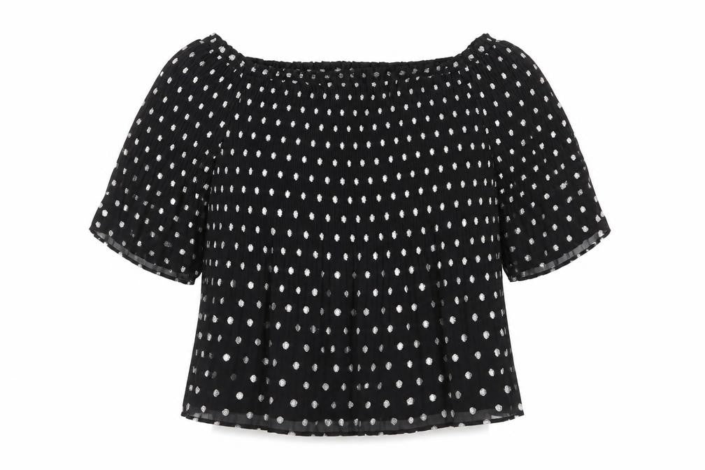 Womens UK Size 12 NEXT Black Basic Blouse