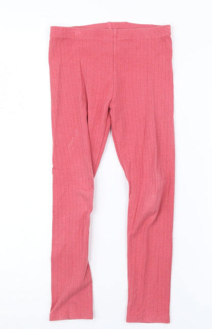 F&F Girls Pink   Carrot Trousers Size 6-7 Years