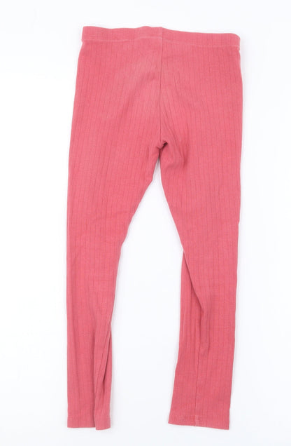 F&F Girls Pink   Carrot Trousers Size 6-7 Years