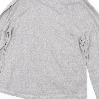 Brand and care label for George women’s grey geometric top pyjama top, size UK 8