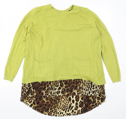 Womens UK Size S Finery Green Pullover Jumper