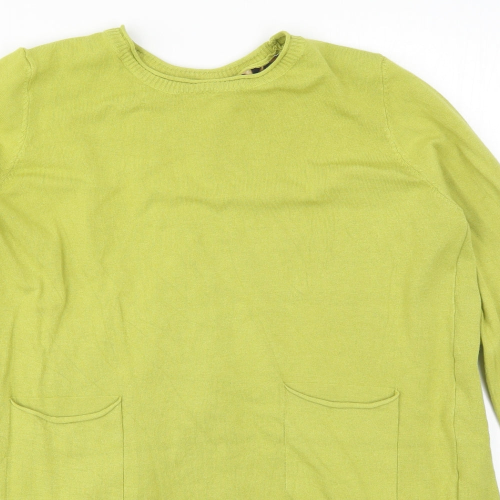 Womens UK Size S Finery Green Pullover Jumper