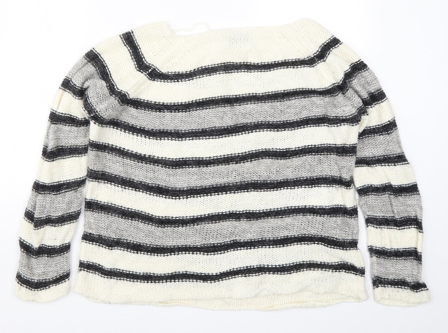Womens UK Size L VERO MODA Grey Pullover Jumper