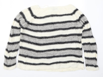 Womens UK Size L VERO MODA Grey Pullover Jumper