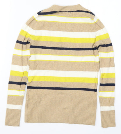 Womens UK Size 8 Marks and Spencer Beige Pullover Jumper