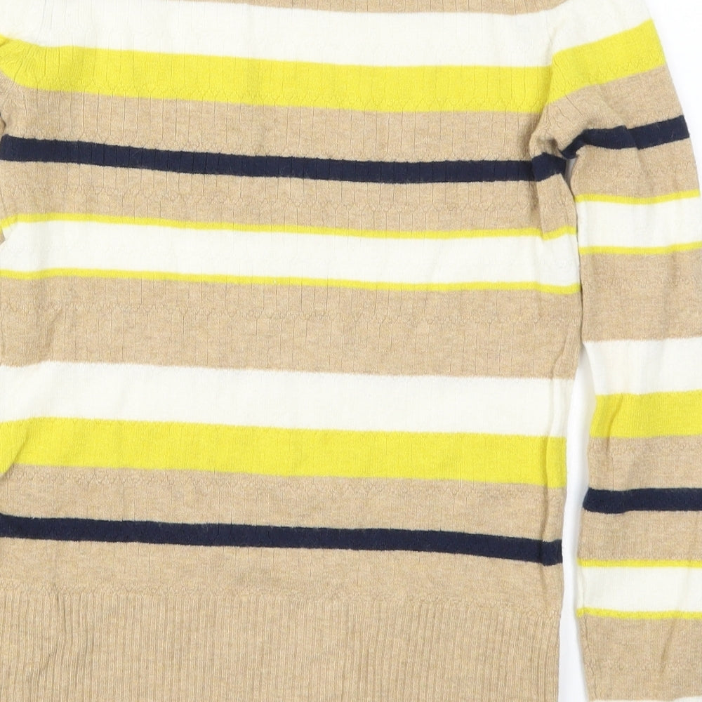Womens UK Size 8 Marks and Spencer Beige Pullover Jumper