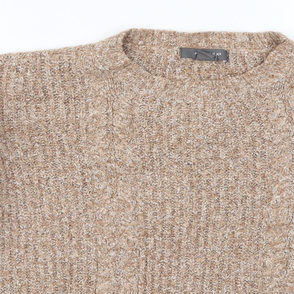 Primark Womens Beige  Knit Pullover Jumper Size 14