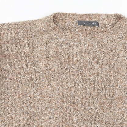 Primark Womens Beige  Knit Pullover Jumper Size 14