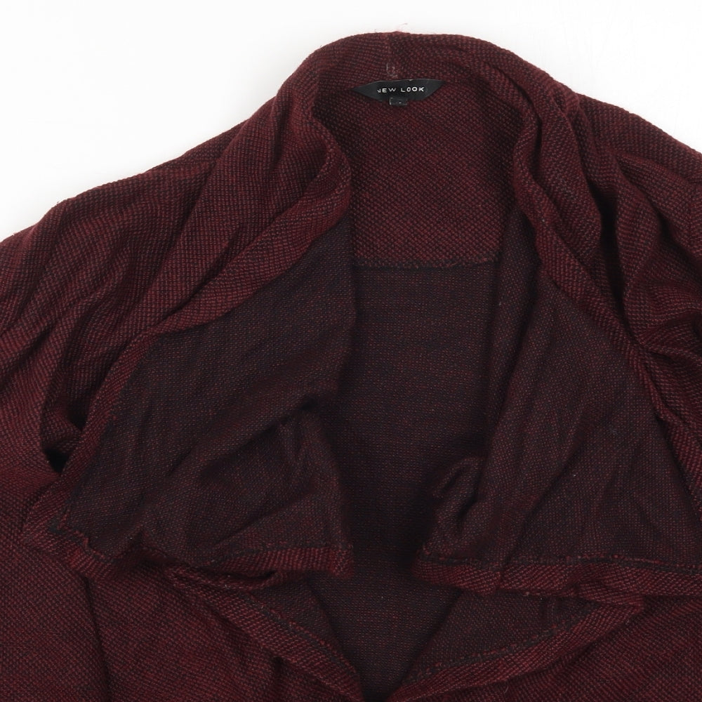 Womens UK Size 12 New Look Red Cardigan Jumper