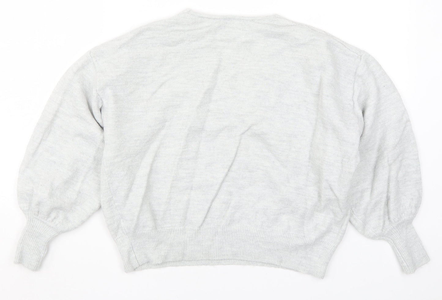Womens UK Size 10 ASOS Grey Pullover Jumper