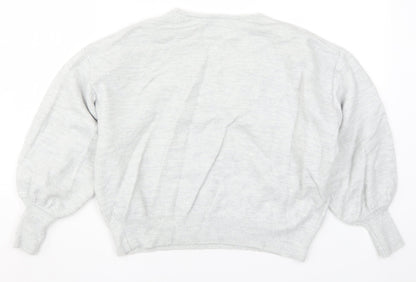 Womens UK Size 10 ASOS Grey Pullover Jumper