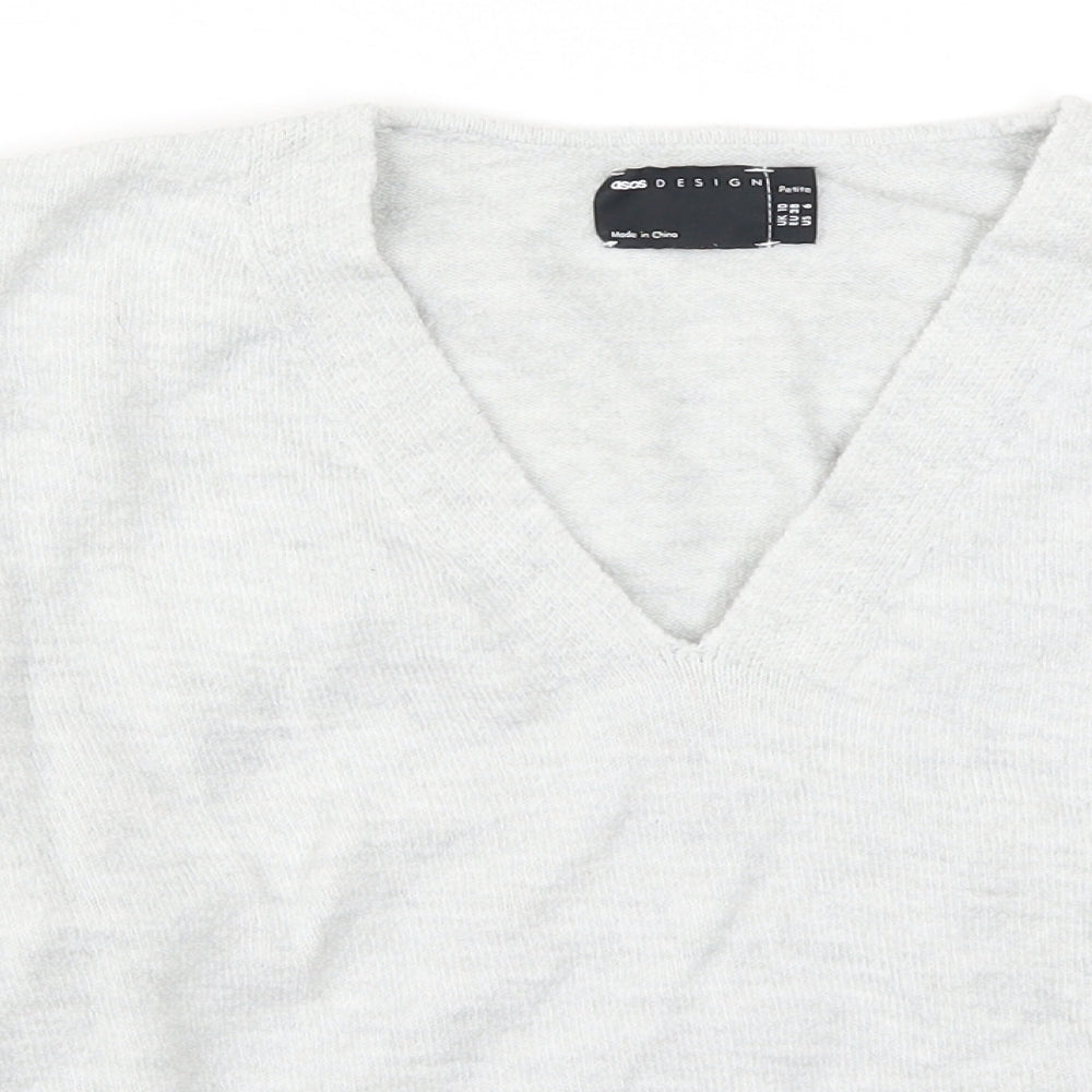 Womens UK Size 10 ASOS Grey Pullover Jumper