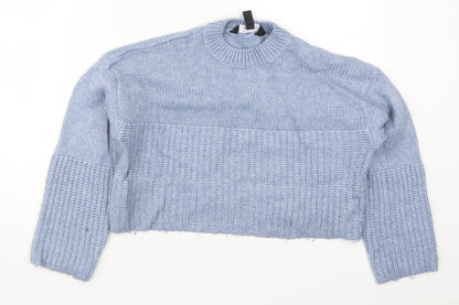 New Look Girls Blue  Knit Pullover Jumper Size 12-13 Years