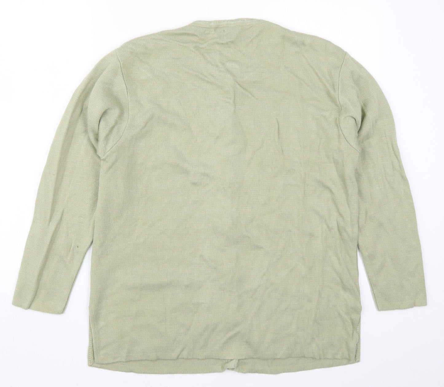 Womens UK Size One Size Casamia Green Cardigan Jumper