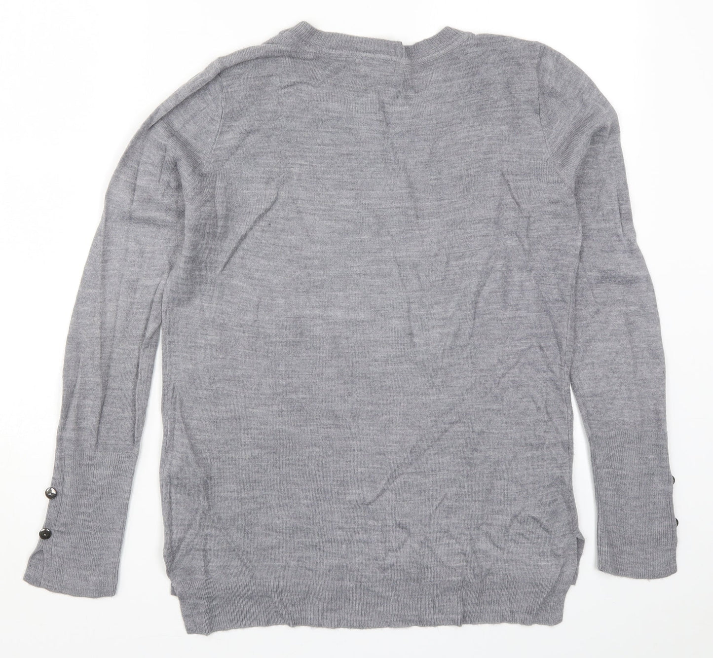 Primark Womens Grey  Knit Pullover Jumper Size 6