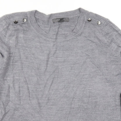 Primark Womens Grey  Knit Pullover Jumper Size 6