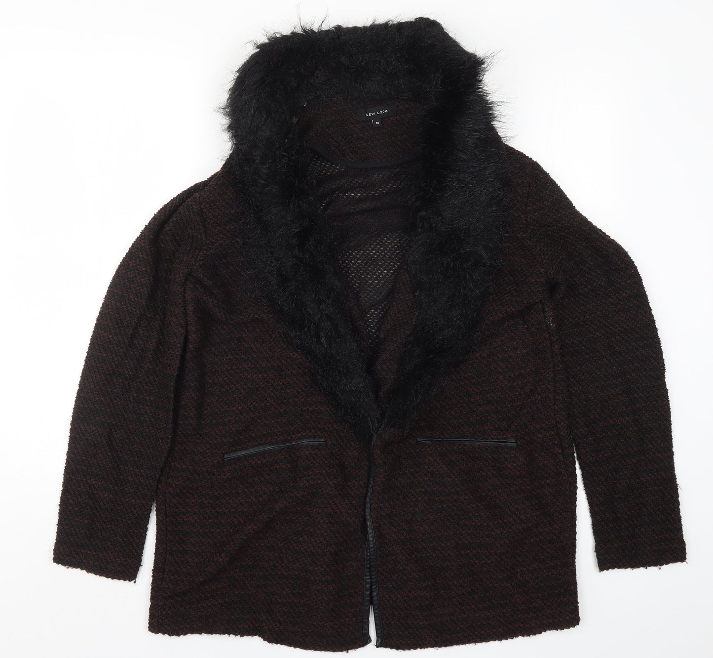Womens UK Size 16 New Look Brown Jacket