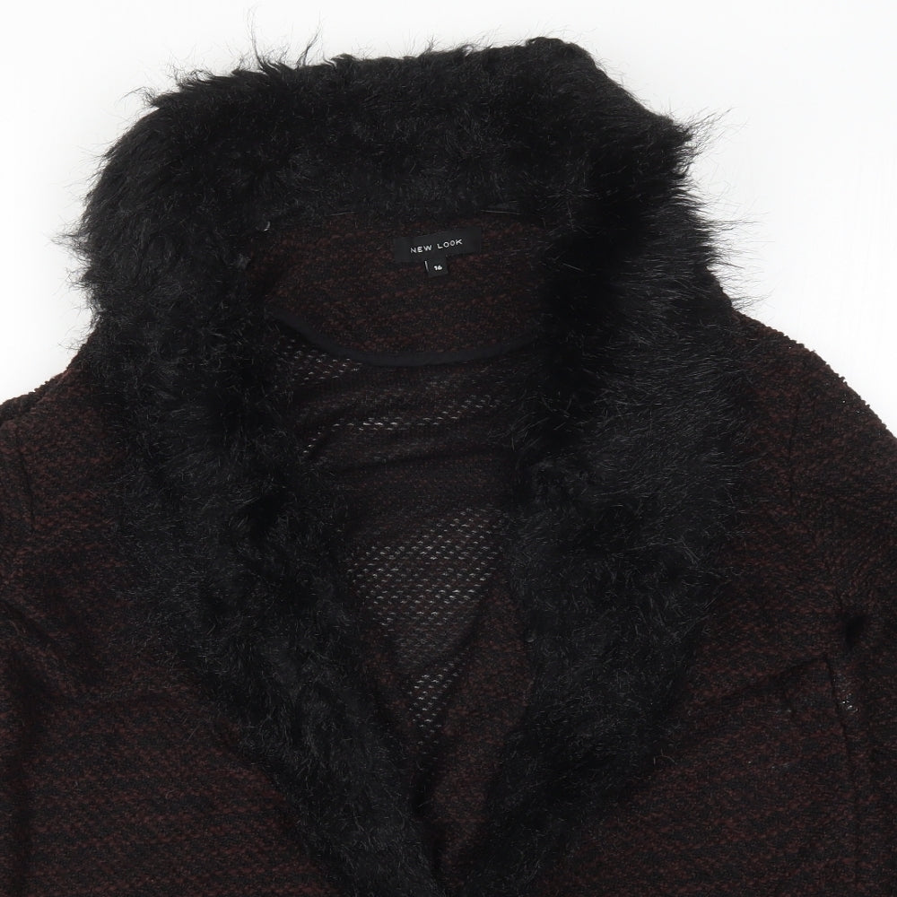 Womens UK Size 16 New Look Brown Jacket