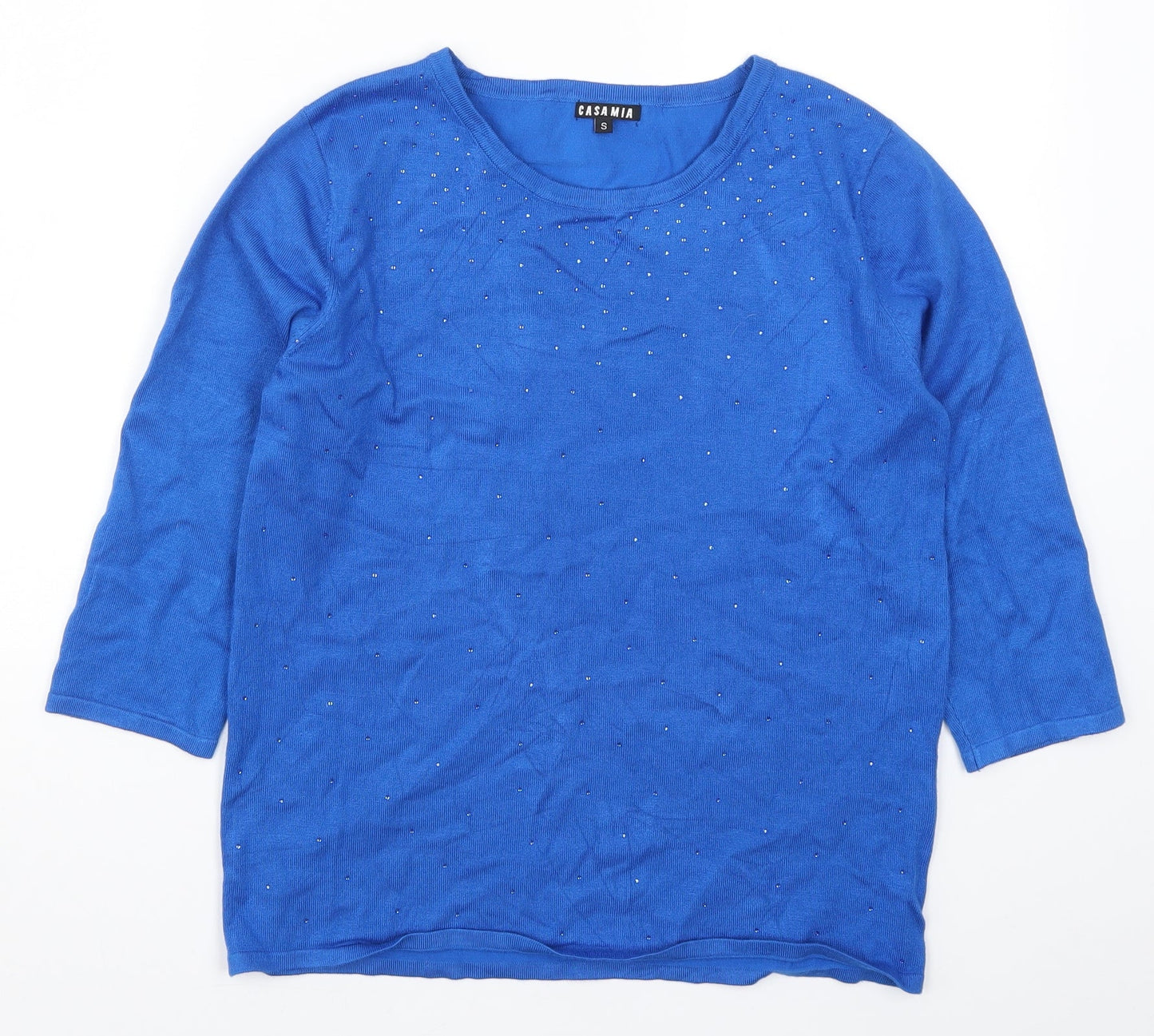 Womens UK Size S Casamia Blue Pullover Jumper