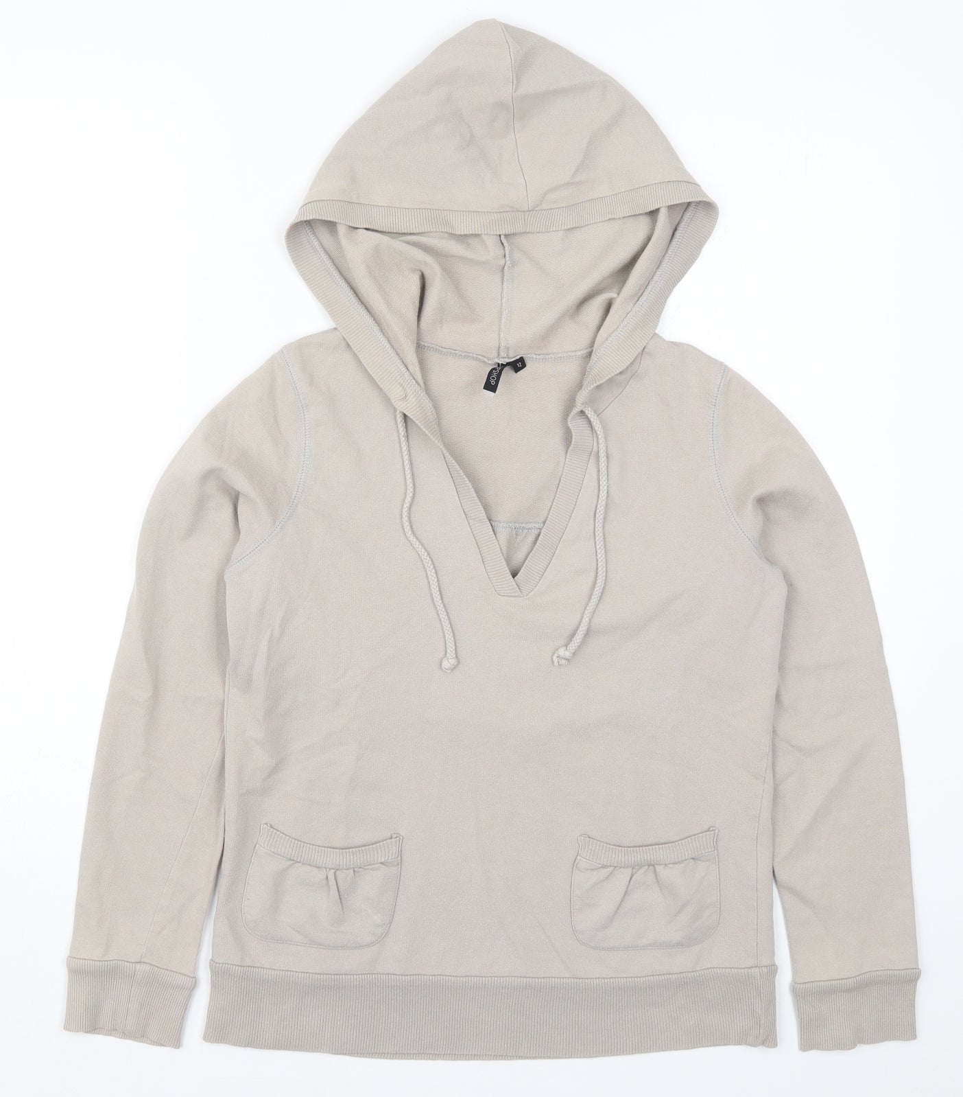 Topshop Womens Beige   Pullover Hoodie Size 12
