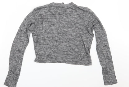 New Look Girls Grey   Cape Sweatshirt Size 12-13 Years