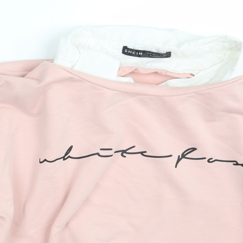 SheIn Womens Pink   Pullover Jumper Size 6