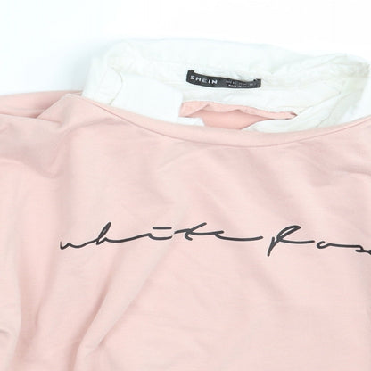 SheIn Womens Pink   Pullover Jumper Size 6