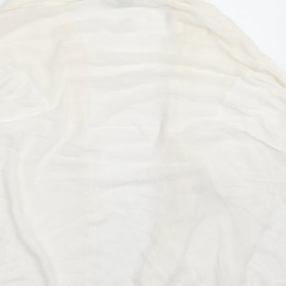 Akasa Womens Ivory   Basic Button-Up Size 10