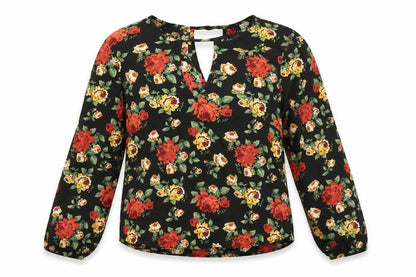 Womens UK Size 10 H&M Black Basic Blouse