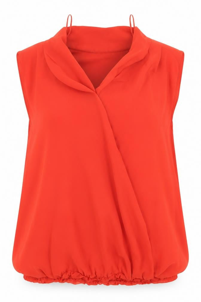 Womens UK Size 12 TU Red Basic Blouse