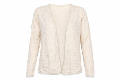 Front view of So Sweet women’s beige wrap jumper, size L