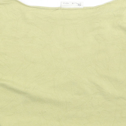 BHS Womens Yellow   Pullover Jumper Size 10
