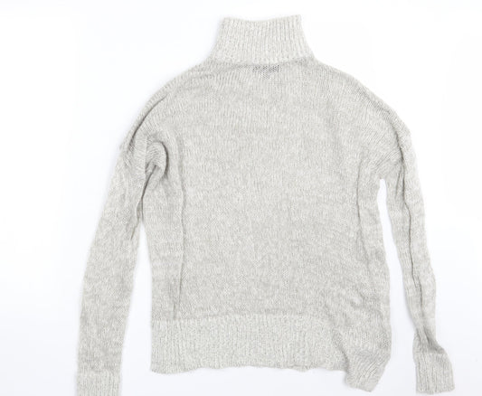 Womens UK Size S New Look Grey Pullover Jumper