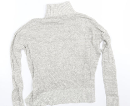 Womens UK Size S New Look Grey Pullover Jumper